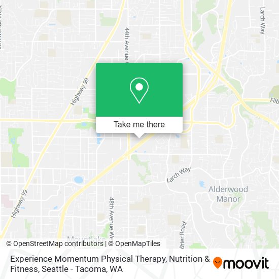 Mapa de Experience Momentum Physical Therapy, Nutrition & Fitness