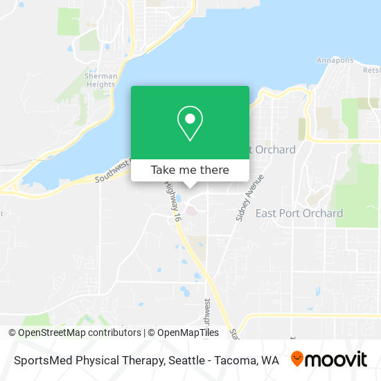SportsMed Physical Therapy map