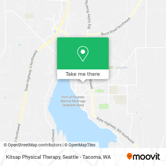 Kitsap Physical Therapy map