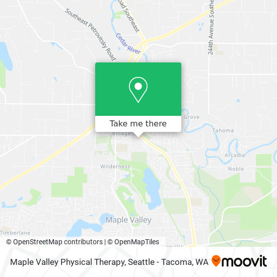 Mapa de Maple Valley Physical Therapy