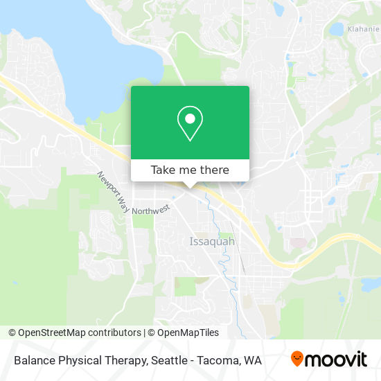 Mapa de Balance Physical Therapy