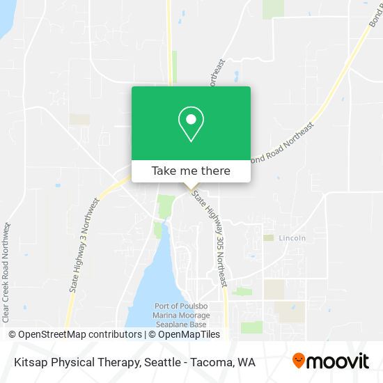 Kitsap Physical Therapy map