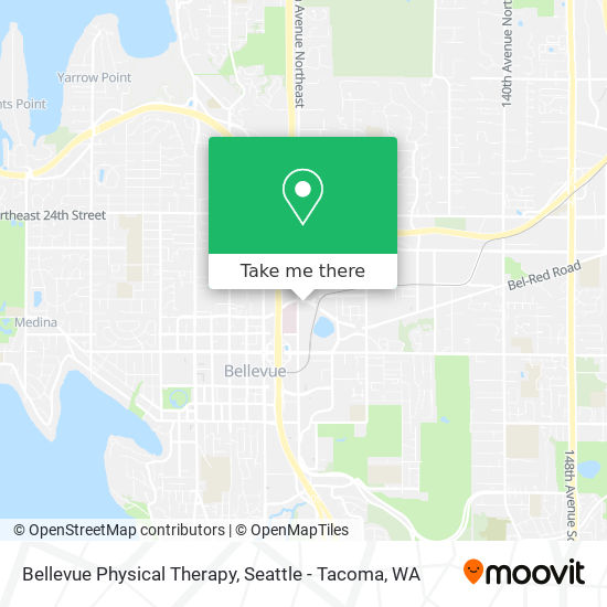 Bellevue Physical Therapy map