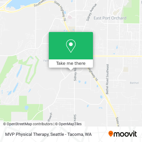 MVP Physical Therapy map