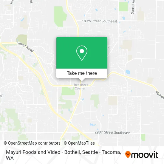 Mapa de Mayuri Foods and Video - Bothell