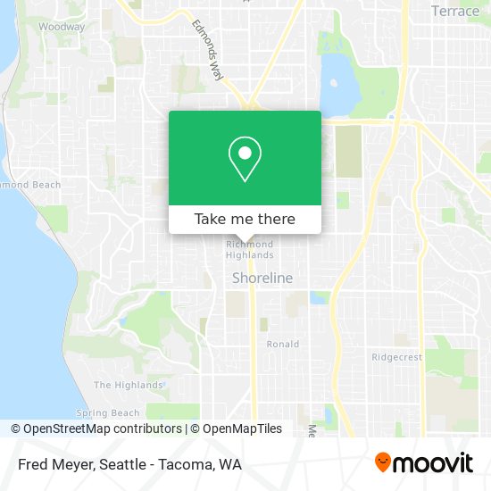 Mapa de Fred Meyer