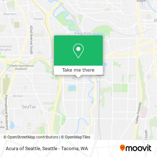 Acura of Seattle map