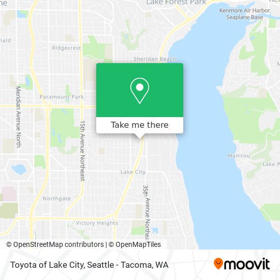 Toyota of Lake City map
