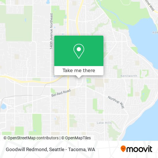 Mapa de Goodwill Redmond