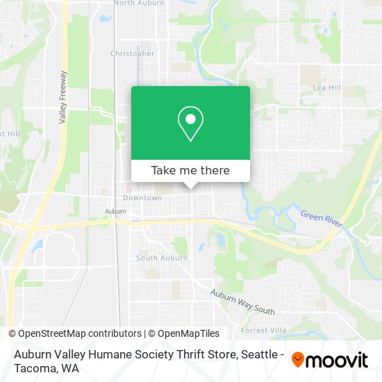 Mapa de Auburn Valley Humane Society Thrift Store