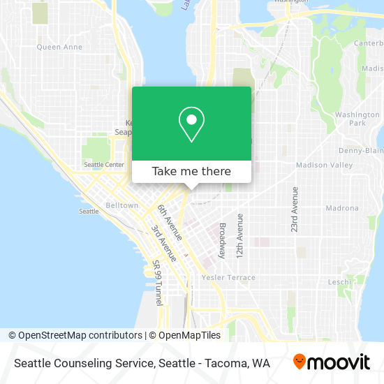 Seattle Counseling Service map