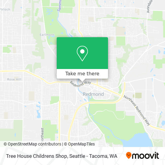 Tree House Childrens Shop map