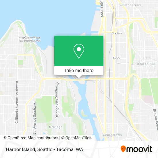Harbor Island map