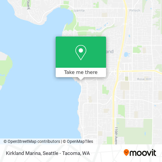 Mapa de Kirkland Marina