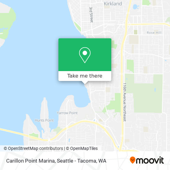 Carillon Point Marina map