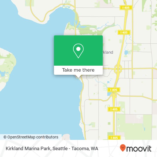 Mapa de Kirkland Marina Park