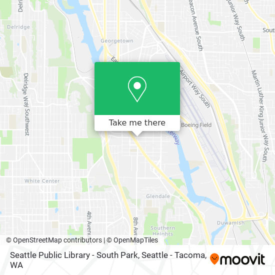 Seattle Public Library - South Park map