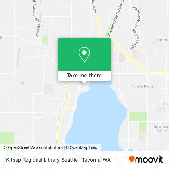 Kitsap Regional Library map