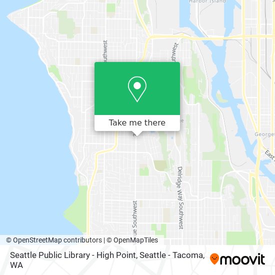 Mapa de Seattle Public Library - High Point