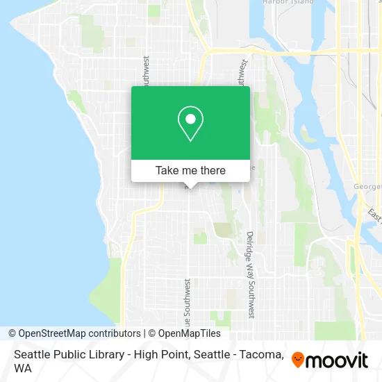 Seattle Public Library - High Point map