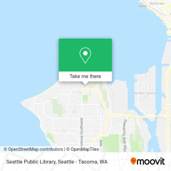 Mapa de Seattle Public Library