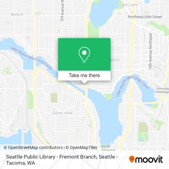 Mapa de Seattle Public Library - Fremont Branch