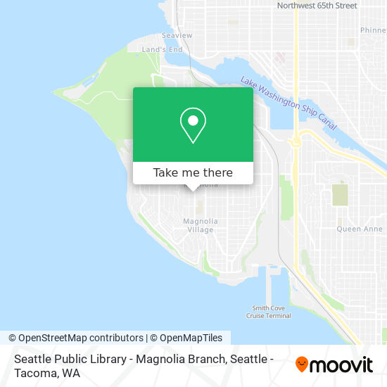 Seattle Public Library - Magnolia Branch map