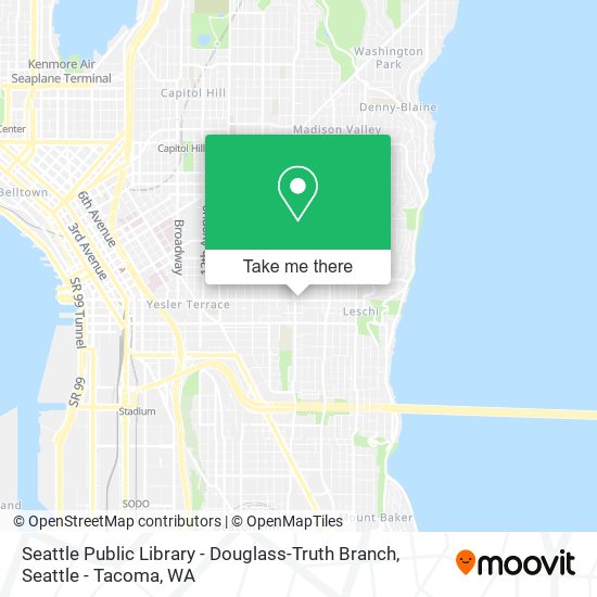 Seattle Public Library - Douglass-Truth Branch map