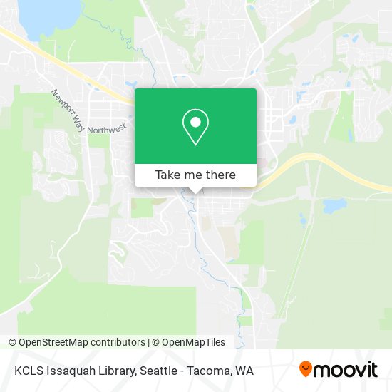 KCLS Issaquah Library map