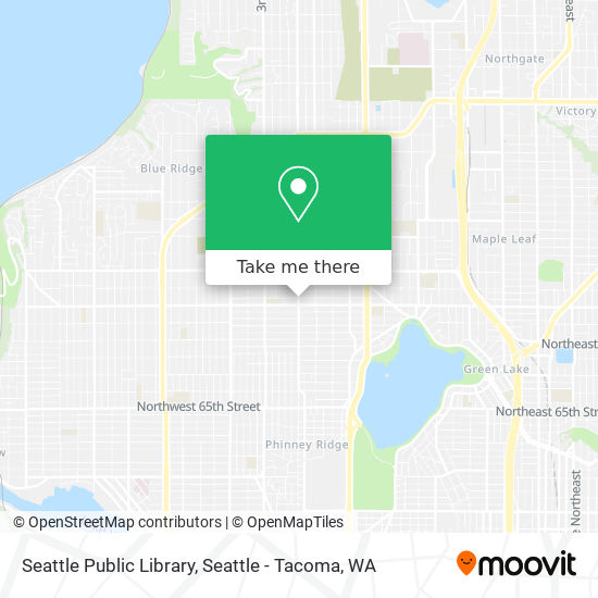 Mapa de Seattle Public Library