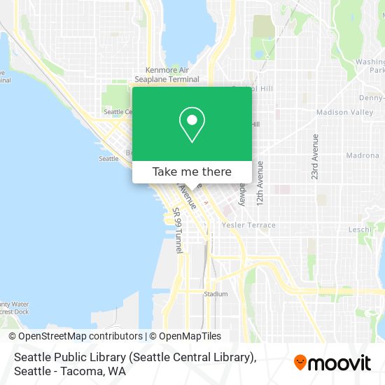 Mapa de Seattle Public Library (Seattle Central Library)