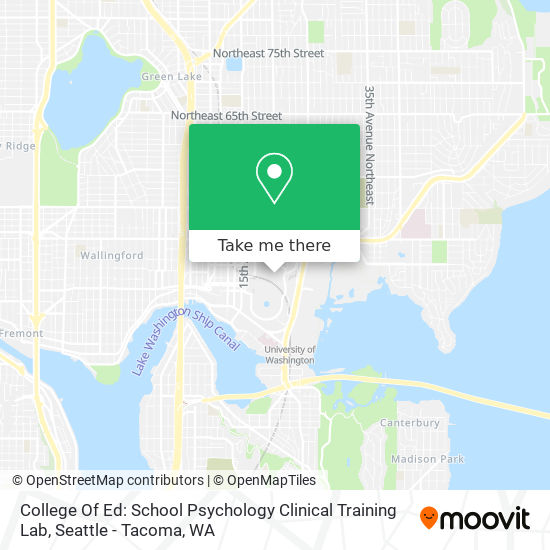 College Of Ed: School Psychology Clinical Training Lab map