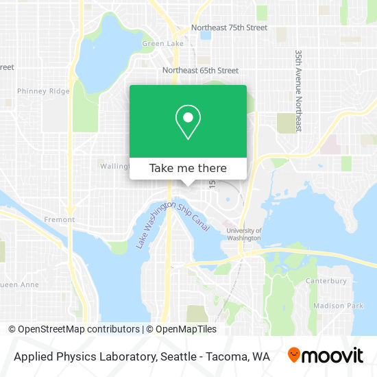 Applied Physics Laboratory map