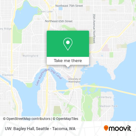 UW: Bagley Hall map