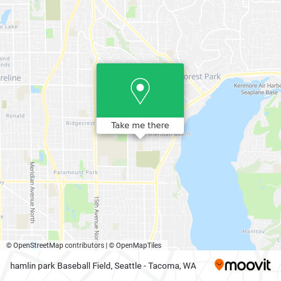 hamlin park Baseball Field map