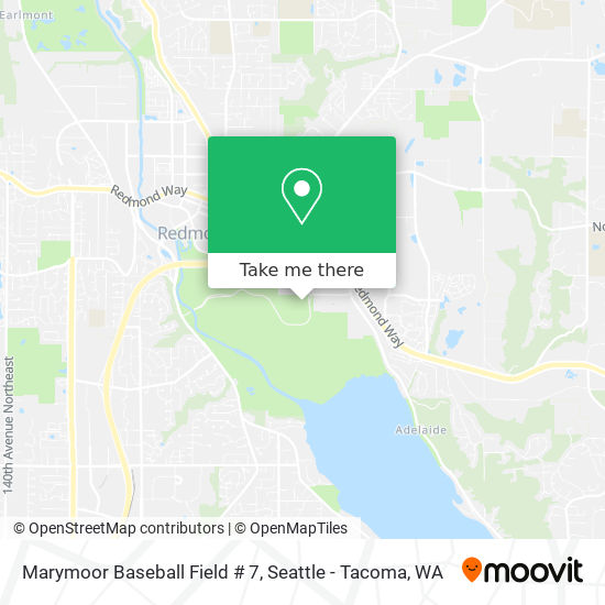 Marymoor Baseball Field # 7 map