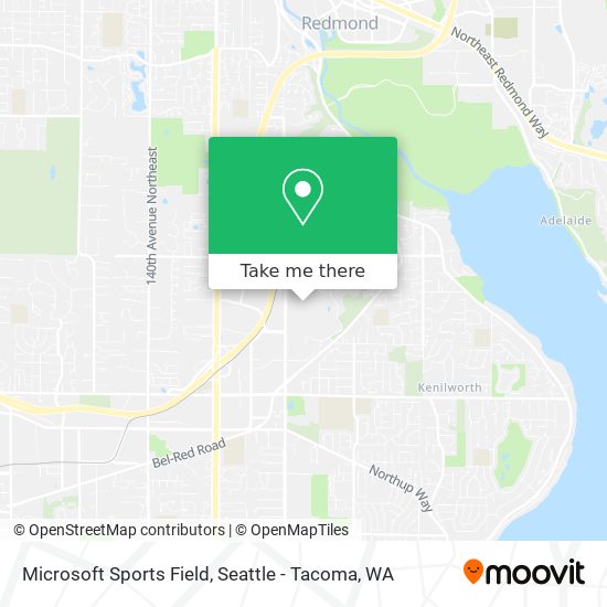 Mapa de Microsoft Sports Field