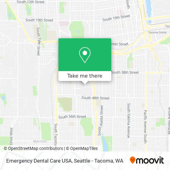 Emergency Dental Care USA map