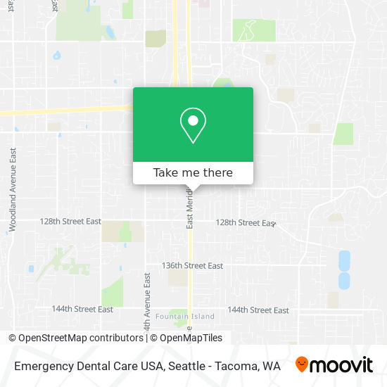 Emergency Dental Care USA map