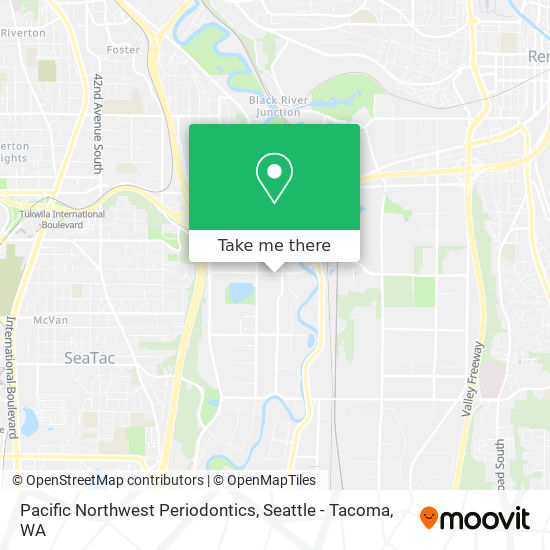 Pacific Northwest Periodontics map