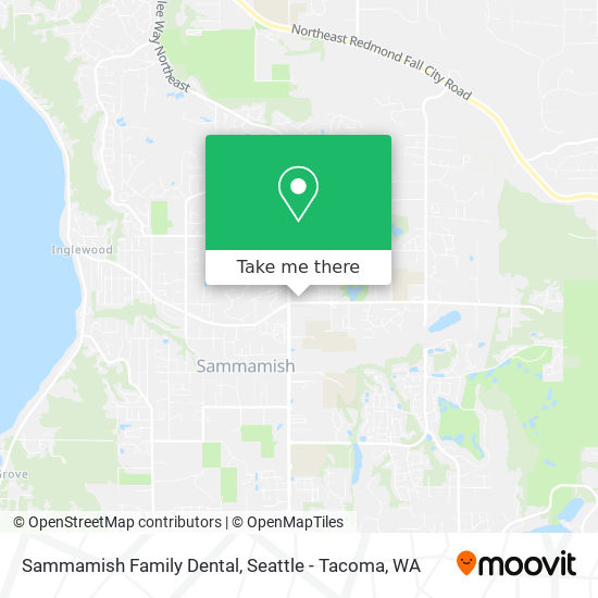 Sammamish Family Dental map