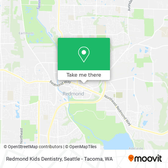 Mapa de Redmond Kids Dentistry