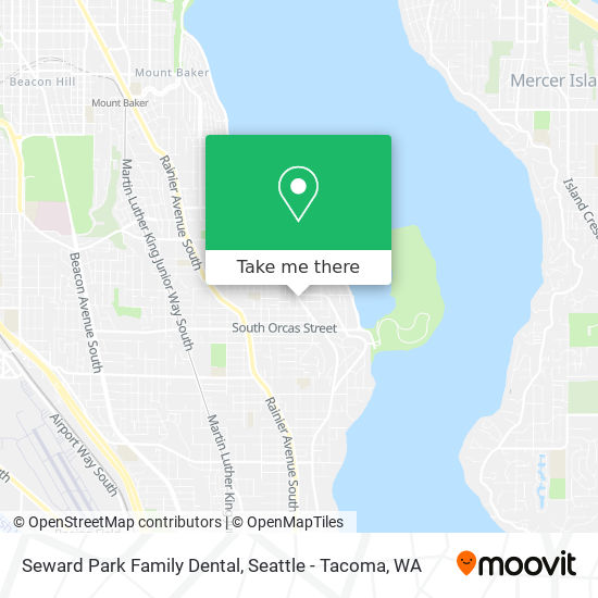 Seward Park Family Dental map
