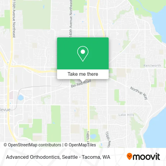 Mapa de Advanced Orthodontics