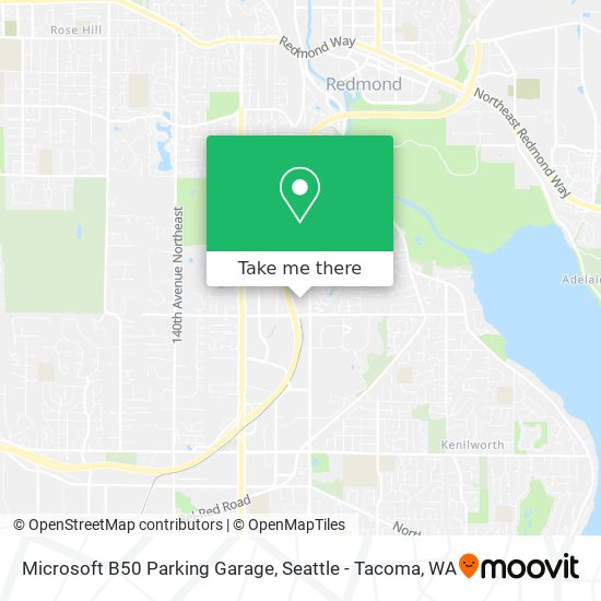 Microsoft B50 Parking Garage map