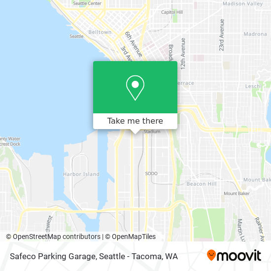 Safeco Parking Garage map