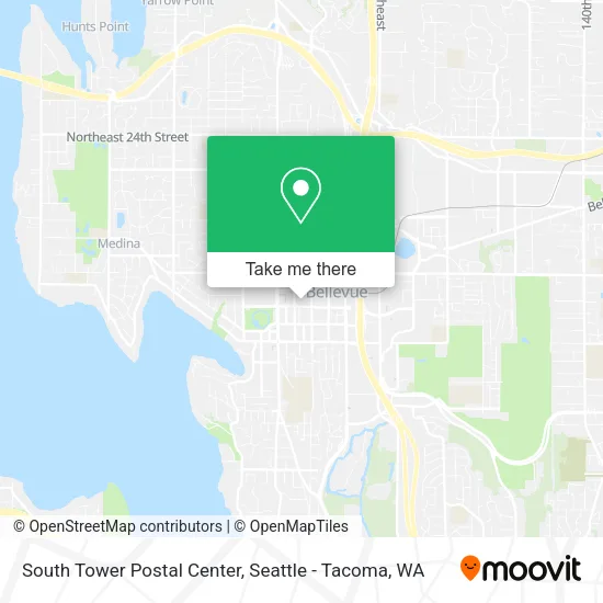South Tower Postal Center map