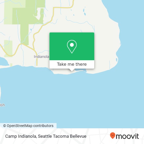 Camp Indianola map