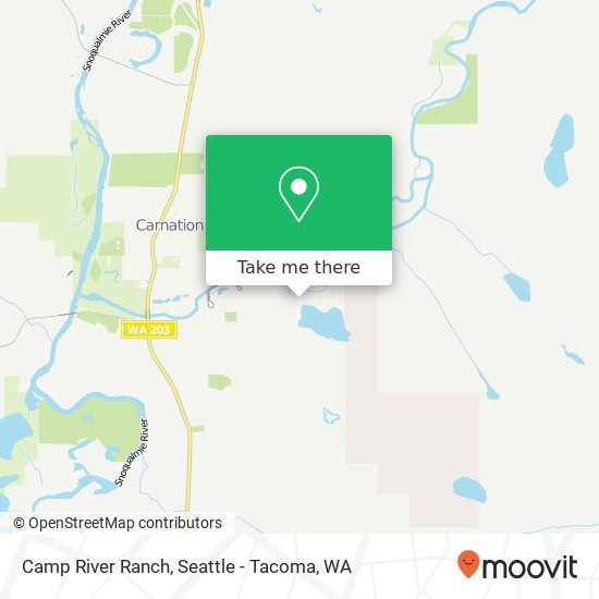 Camp River Ranch map