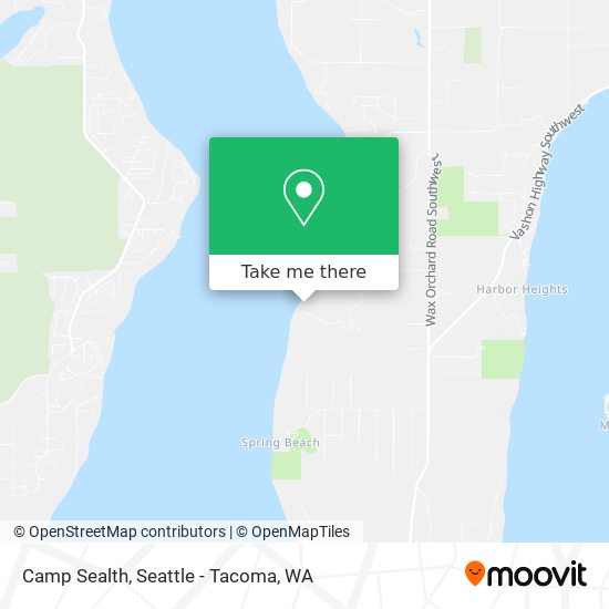 Camp Sealth map